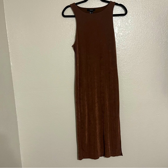 Forever 21 Brown Tank Dress Size Large - Picture 1 of 4